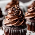 chocolate cupcakes with buttercream frosting