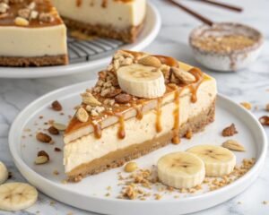 Cheesecake Caramel And Banana 300x240